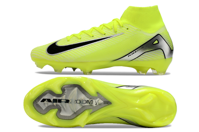 Nike Air Zoom Mercurial Superfly 16 Elite FG Firm Ground Soccer Cleats - Yellow/Sliver/Black