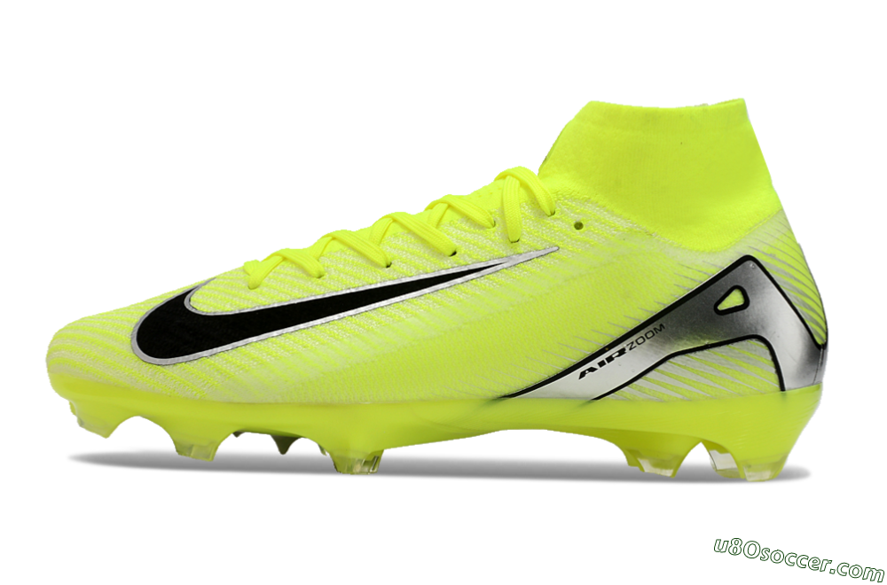 Nike Air Zoom Mercurial Superfly 16 Elite FG Firm Ground Soccer Cleats - Yellow/Sliver/Black 1