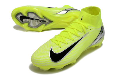 Nike Air Zoom Mercurial Superfly 16 Elite FG Firm Ground Soccer Cleats - Yellow/Sliver/Black