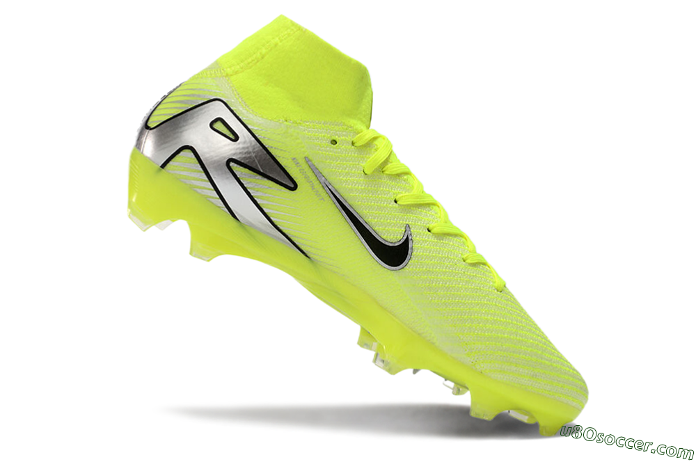 Nike Air Zoom Mercurial Superfly 16 Elite FG Firm Ground Soccer Cleats - Yellow/Sliver/Black 3