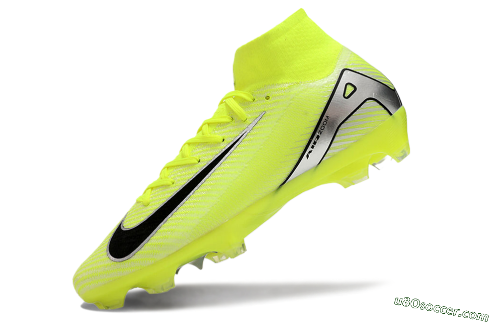 Nike Air Zoom Mercurial Superfly 16 Elite FG Firm Ground Soccer Cleats - Yellow/Sliver/Black 4