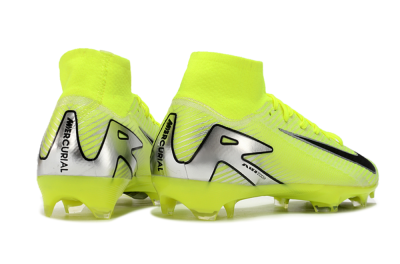 Nike Air Zoom Mercurial Superfly 16 Elite FG Firm Ground Soccer Cleats - Yellow/Sliver/Black