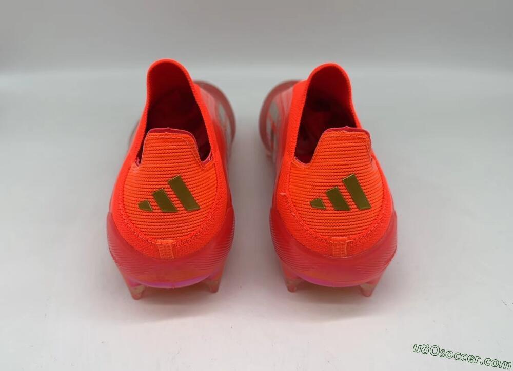 Adidas F50 Elite FG Firm Ground Soccer Cleats - Red/Gold