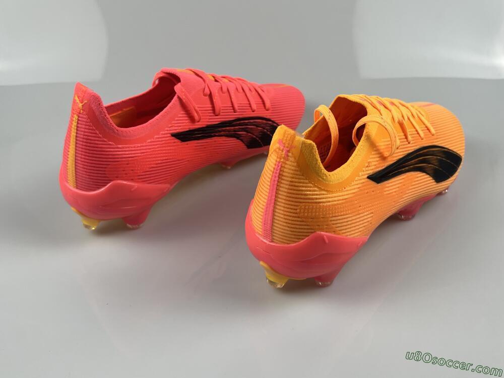 Puma Ultra Ultimate FG Firm Ground Soccer Cleats - Pink/Black/Gold