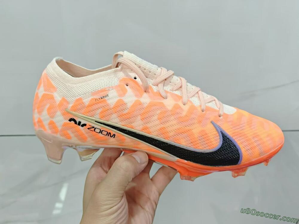 Nike Air Zoom Mercurial Vapor 15 Elite FG Firm Ground Soccer Cleats - Orange/Black/Purple
