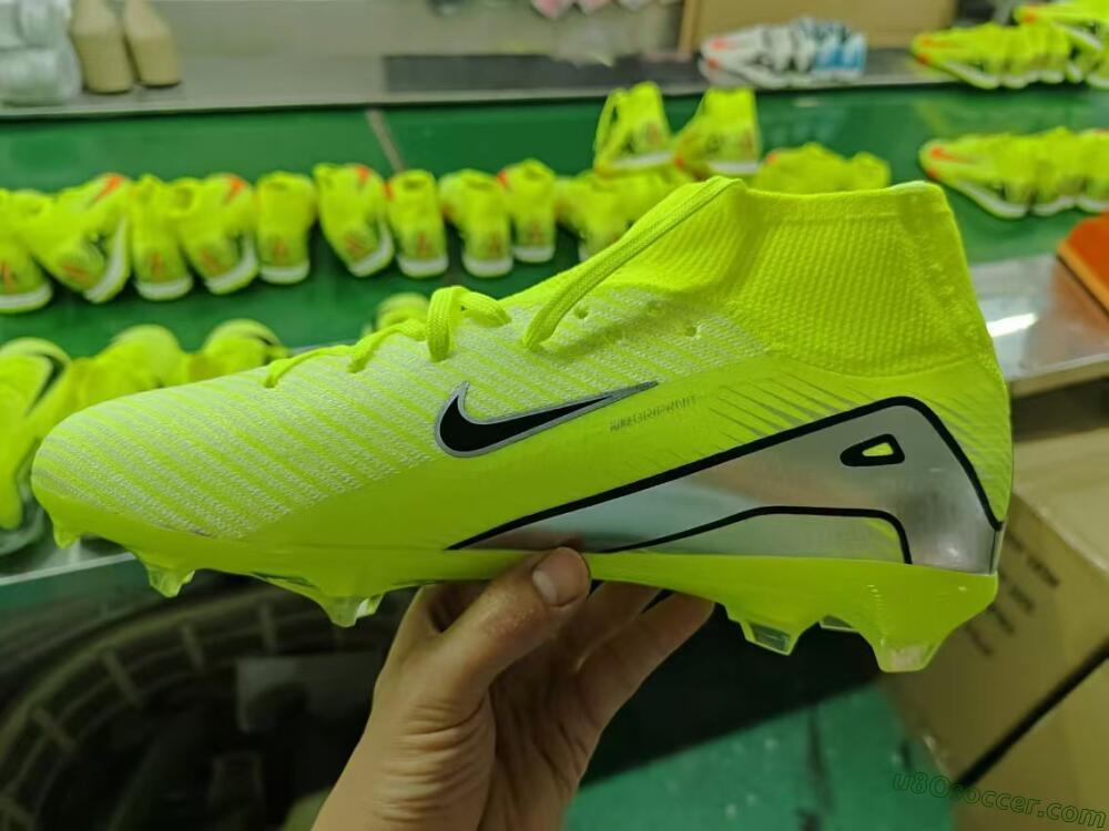 Nike Air Zoom Mercurial Superfly 16 Elite FG Firm Ground Soccer Cleats - Yellow/Sliver/Black