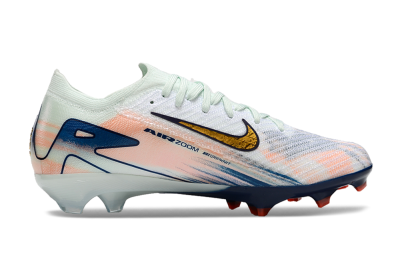 Nike Air Zoom Mercurial Vapor 16 Elite FG Firm Ground Soccer Cleats - White/Pink/Blue