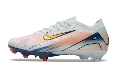 Nike Air Zoom Mercurial Vapor 16 Elite FG Firm Ground Soccer Cleats - White/Pink/Blue