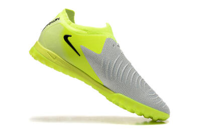 Nike Phantom GX 2 Elite TF Artificial Turf Soccer Shoes - Grey/Yellow/Black