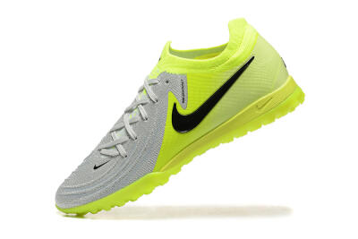 Nike Phantom GX 2 Elite TF Artificial Turf Soccer Shoes - Grey/Yellow/Black