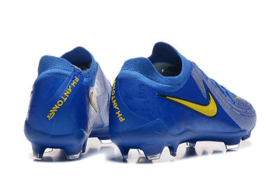 Nike Phantom Luna Elite FG Firm Ground Soccer Cleats - Blue/Silver/Yellow