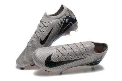 Nike Air Zoom Mercurial Vapor 16 Elite FG Firm Ground Soccer Cleats - Grey/Black/White/Gold