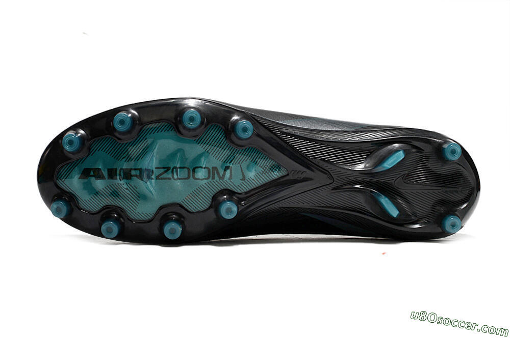 Nike Air Zoom Mercurial Superfly 10 Elite AG Artificial Grass Soccer Cleats - Blue/Silver/Jade 6