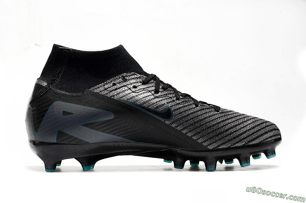 Nike Air Zoom Mercurial Superfly 10 Elite AG Artificial Grass Soccer Cleats - Blue/Silver/Jade 7