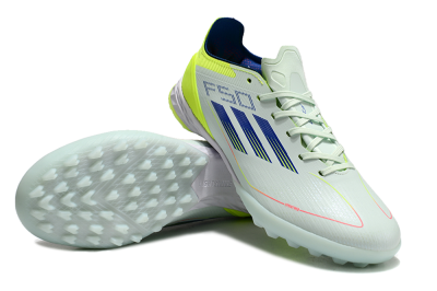 Adidas F50 Elite TF Artificial Turf Soccer Shoes - Jade/Blue/Yellow