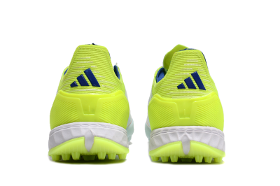 Adidas F50 Elite TF Artificial Turf Soccer Shoes - Jade/Blue/Yellow