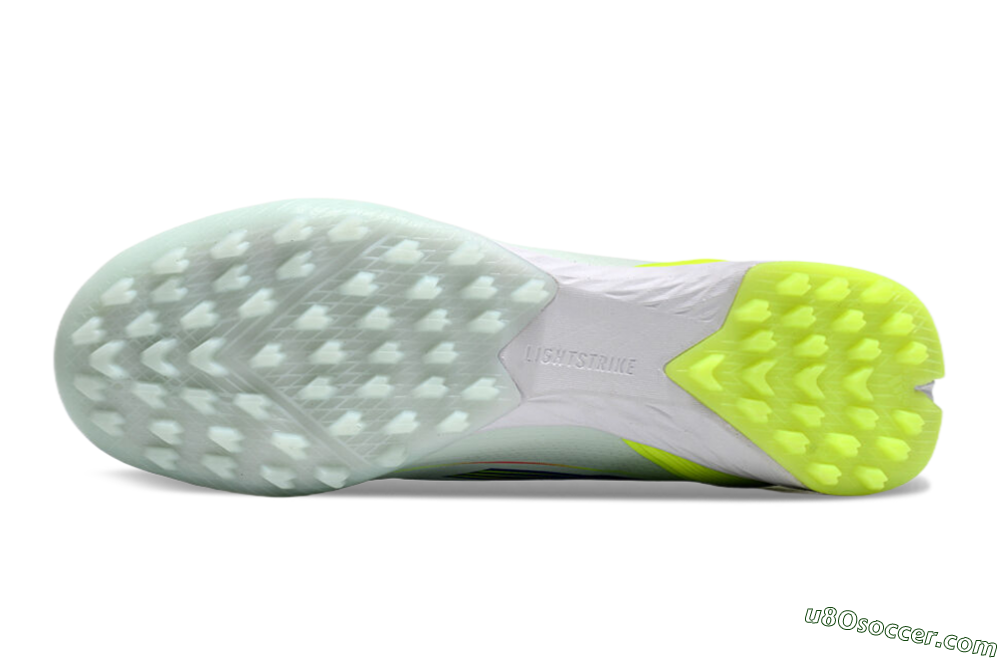 Adidas F50 Elite TF Artificial Turf Soccer Shoes - Jade/Blue/Yellow 6