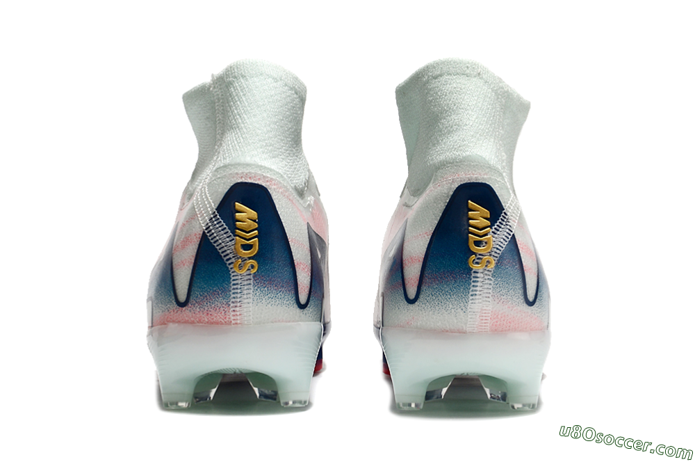 Nike Air Zoom Mercurial Superfly 10 Elite AG Artificial Grass Soccer Cleats - Jade/Yellow/Pink/Blue 5
