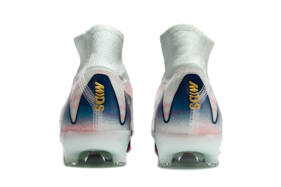 Nike Air Zoom Mercurial Superfly 10 Elite AG Artificial Grass Soccer Cleats - Jade/Yellow/Pink/Blue