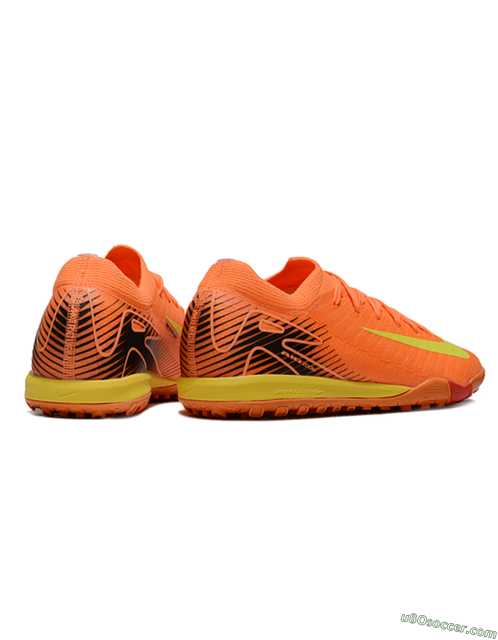 Nike Air Zoom Mercurial Vapor 16 Elite TF Artificial Turf Soccer Shoes - Orange/Yellow/Black 6