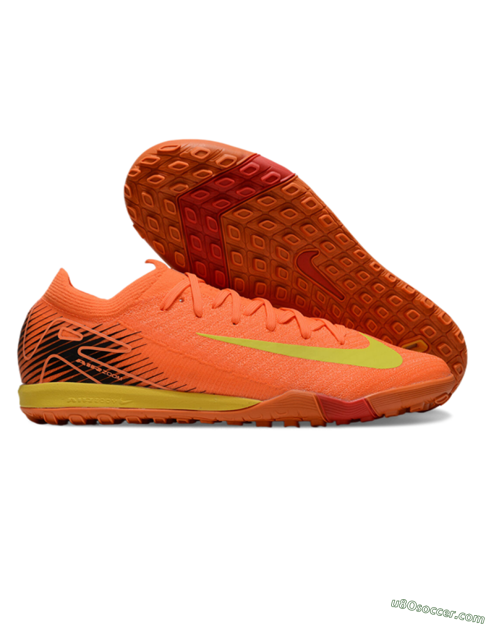 Nike Air Zoom Mercurial Vapor 16 Elite TF Artificial Turf Soccer Shoes - Orange/Yellow/Black 1