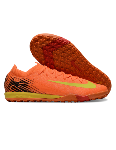 Nike Air Zoom Mercurial Vapor 16 Elite TF Artificial Turf Soccer Shoes - Orange/Yellow/Black