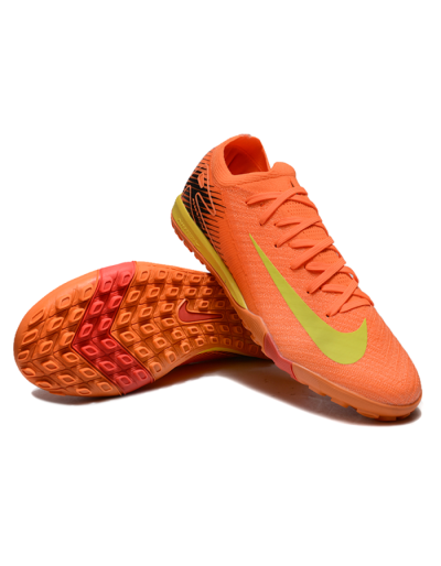 Nike Air Zoom Mercurial Vapor 16 Elite TF Artificial Turf Soccer Shoes - Orange/Yellow/Black
