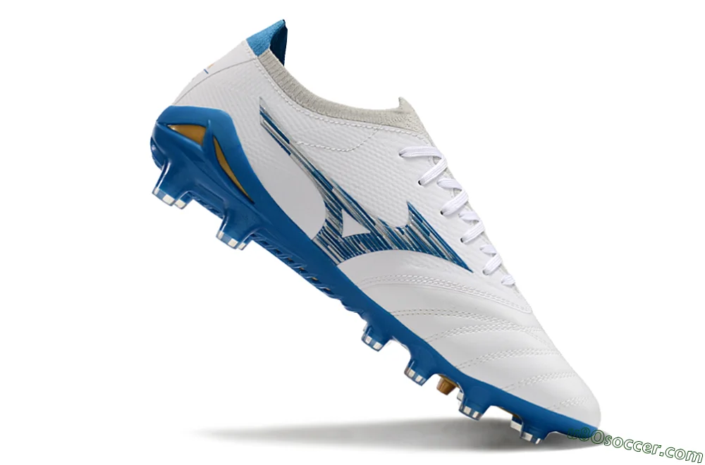 ミズノ MORELIA NEO3 Mizuno Morelia Neo 3 Japan FG Soccer Cleats - Black & Blue