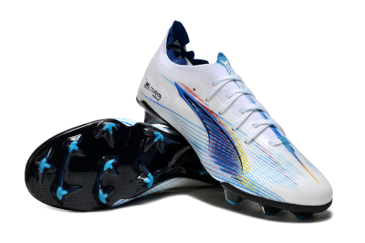 Puma Ultra 5 Ultimate FG Firm Ground Soccer Cleats - Blue/White/Black