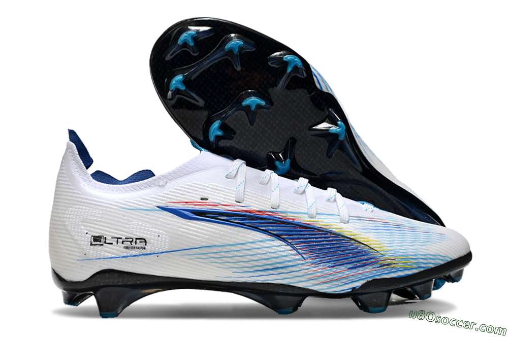 Puma Ultra 5 Ultimate FG Firm Ground Soccer Cleats - Blue/White/Black 1