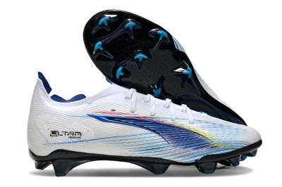 Puma Ultra 5 Ultimate FG Firm Ground Soccer Cleats - Blue/White/Black