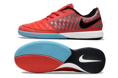Nike Lunar Gato 2 IC Indoor & Futsal Soccer Shoes - Red/Black/Blue/White