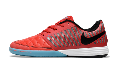 Nike Lunar Gato 2 IC Indoor & Futsal Soccer Shoes - Red/Black/Blue/White