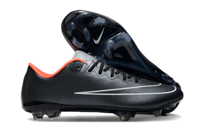Nike Mercurial Vapor 10 FG Firm Ground Soccer Cleats - Black/White/Orange