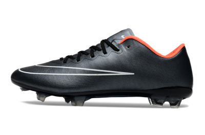 Nike Mercurial Vapor 10 FG Firm Ground Soccer Cleats - Black/White/Orange