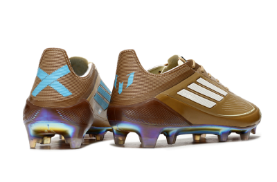 Adidas F50 Elite FG Firm Ground Soccer Cleats - Brown/White/Blue