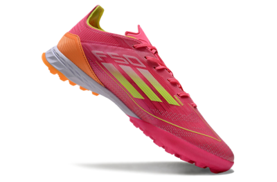Adidas F50 Elite TF Artificial Turf Soccer Shoes - Pink/Yellow/Orange