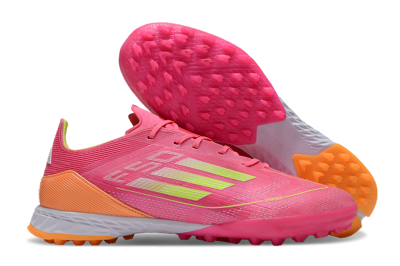 Adidas F50 Elite TF Artificial Turf Soccer Shoes - Pink/Yellow/Orange