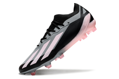 Adidas X Crazyfast.1 FG Firm Ground Soccer Cleats - Grey/Black/Pink