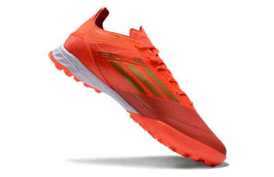 Adidas F50 Elite TF Artificial Turf Soccer Shoes - Red/Gold/White