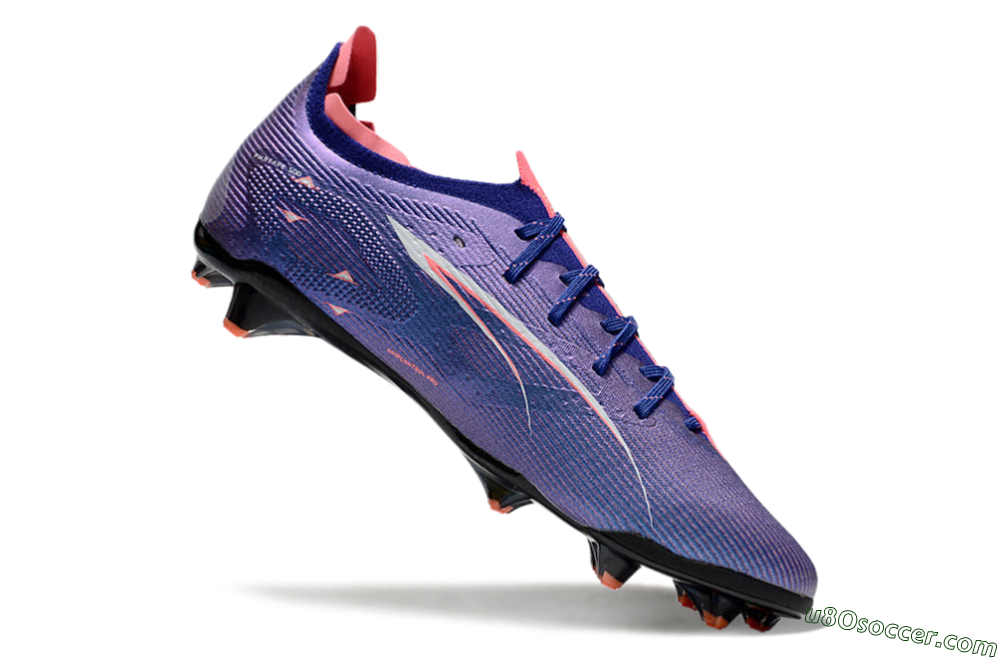 Puma Ultra 5 Ultimate FG Firm Ground Soccer Cleats - Purple/Red/White 4