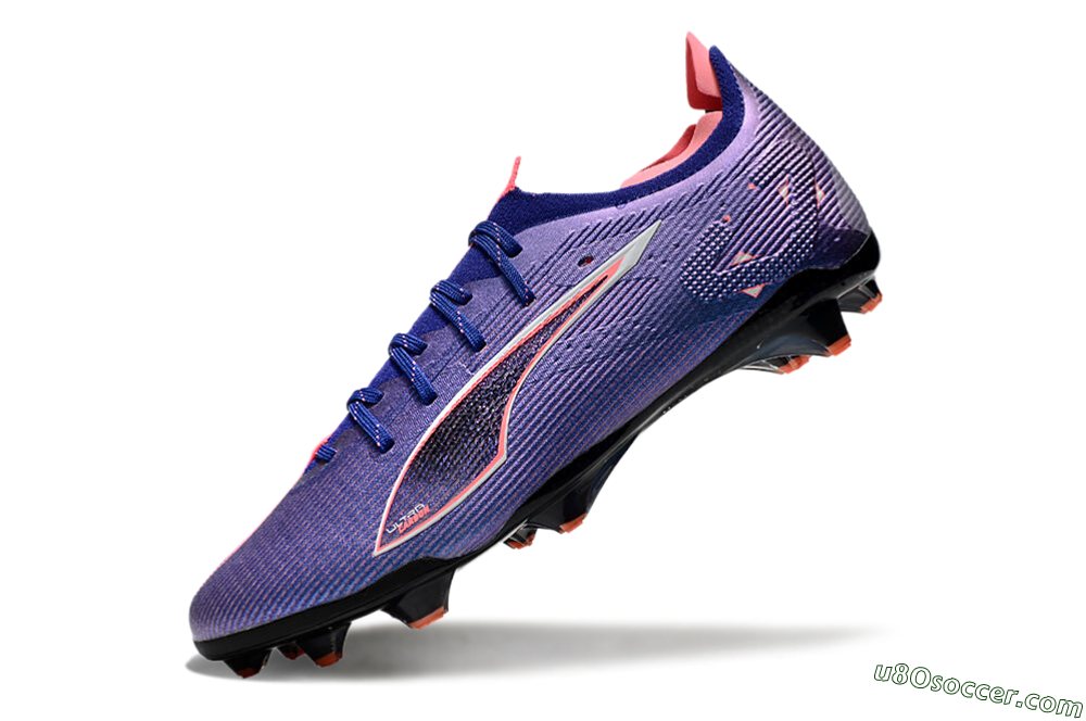 Puma Ultra 5 Ultimate FG Firm Ground Soccer Cleats - Purple/Red/White 5