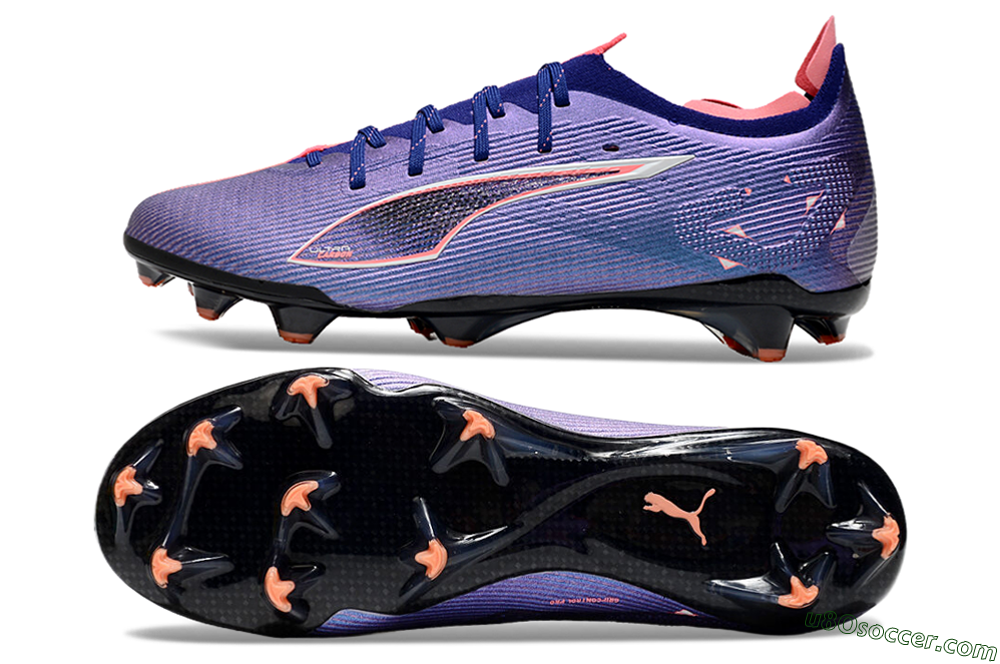 Puma Ultra 5 Ultimate FG Firm Ground Soccer Cleats - Purple/Red/White 0