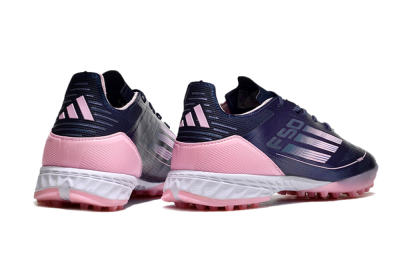 Adidas F50 Elite TF Artificial Turf Soccer Shoes - Blue/Pink/White