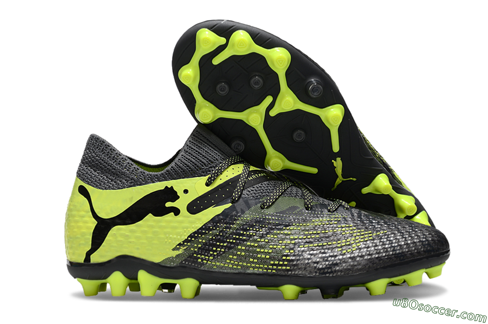 Puma Future Ultimate MG Multi Ground Soccer Cleats - Black/Yellow 1