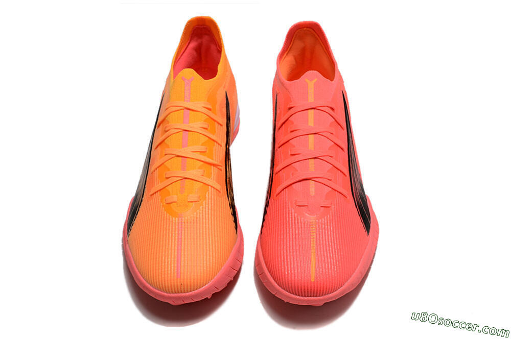 Puma Ultra 5 Ultimate TF Artificial Turf Soccer Shoes - Red/Black/White 4