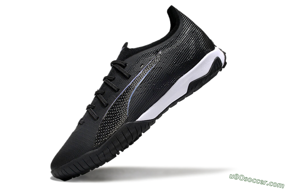 Puma Ultra 5 Ultimate TF Artificial Turf Soccer Shoes - Black/Blue/White 5
