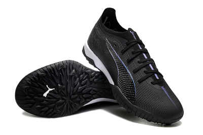 Puma Ultra 5 Ultimate TF Artificial Turf Soccer Shoes - Black/Blue/White