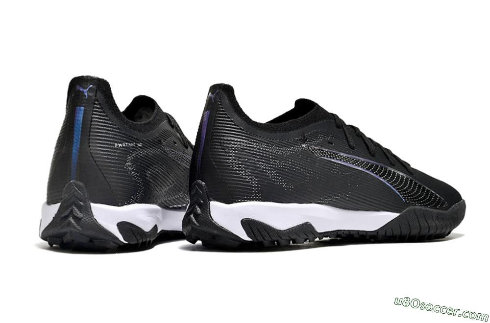 Puma Ultra 5 Ultimate TF Artificial Turf Soccer Shoes - Black/Blue/White 6