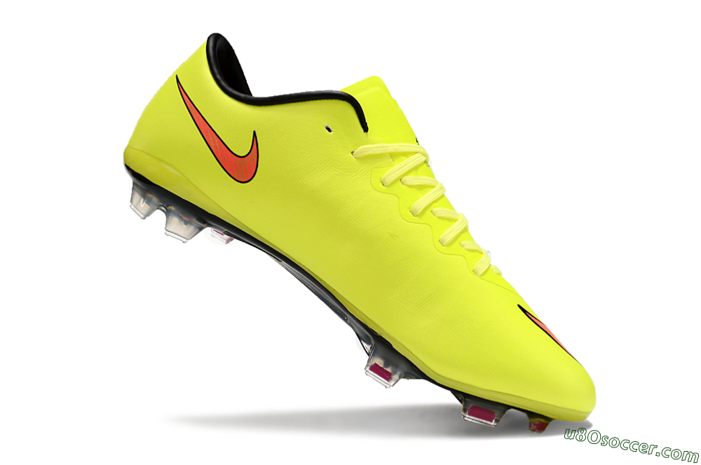 Nike Mercurial Vapor 10 FG Firm Ground Soccer Cleats - Yellow/Black/Red 4